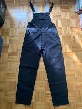 PICTURE Black Organic Cotton Overalls